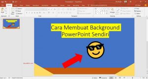 cara membuat background powerpoint sendiri